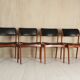 Model 49 dining chairs by Erik Buck for OD Møbler, 1960s