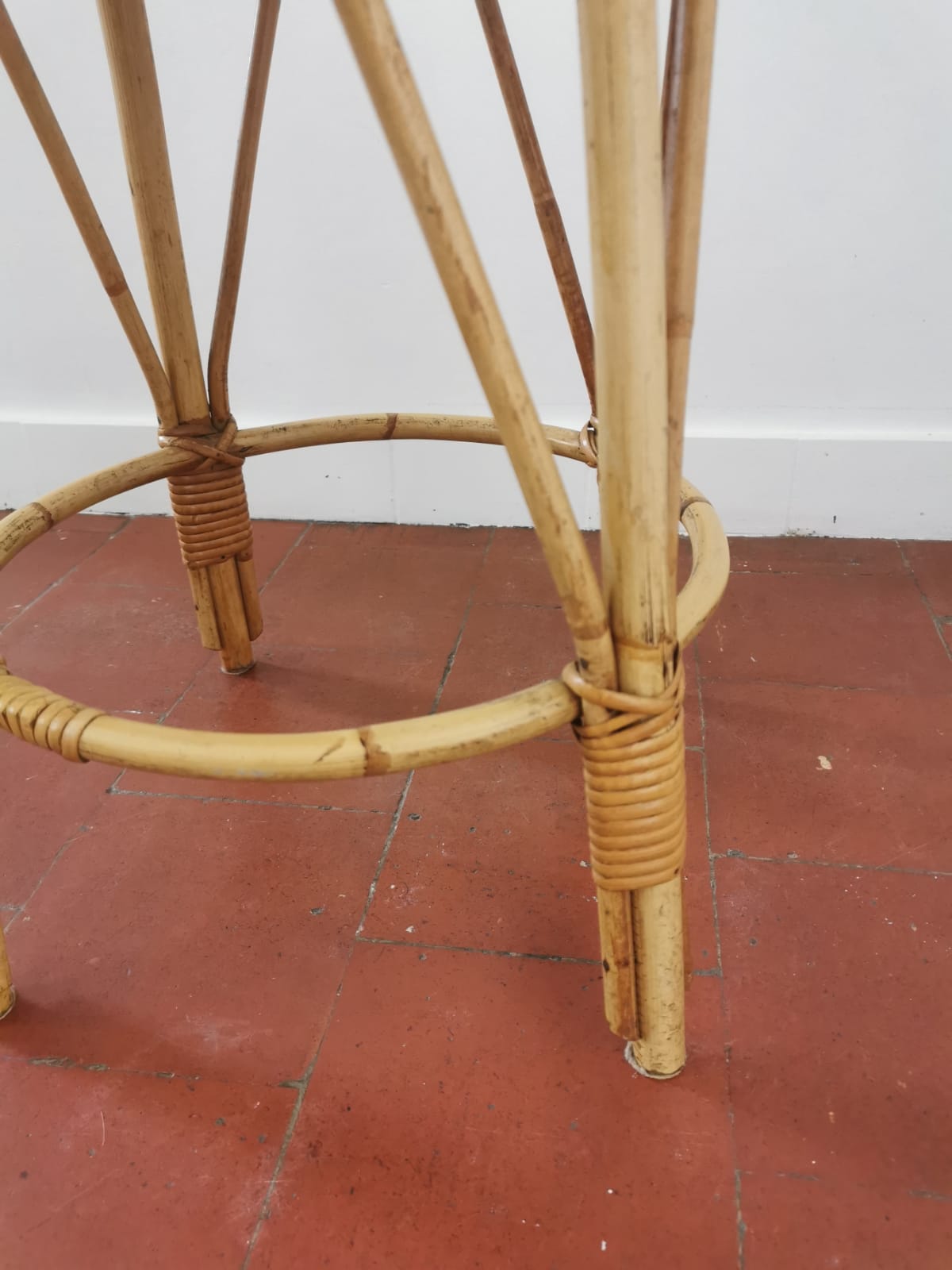 Rattan stool