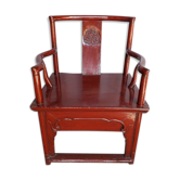 Chinese armchair / Asian solid wood 18th century