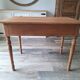 Vintage solid wood desk with extensions.