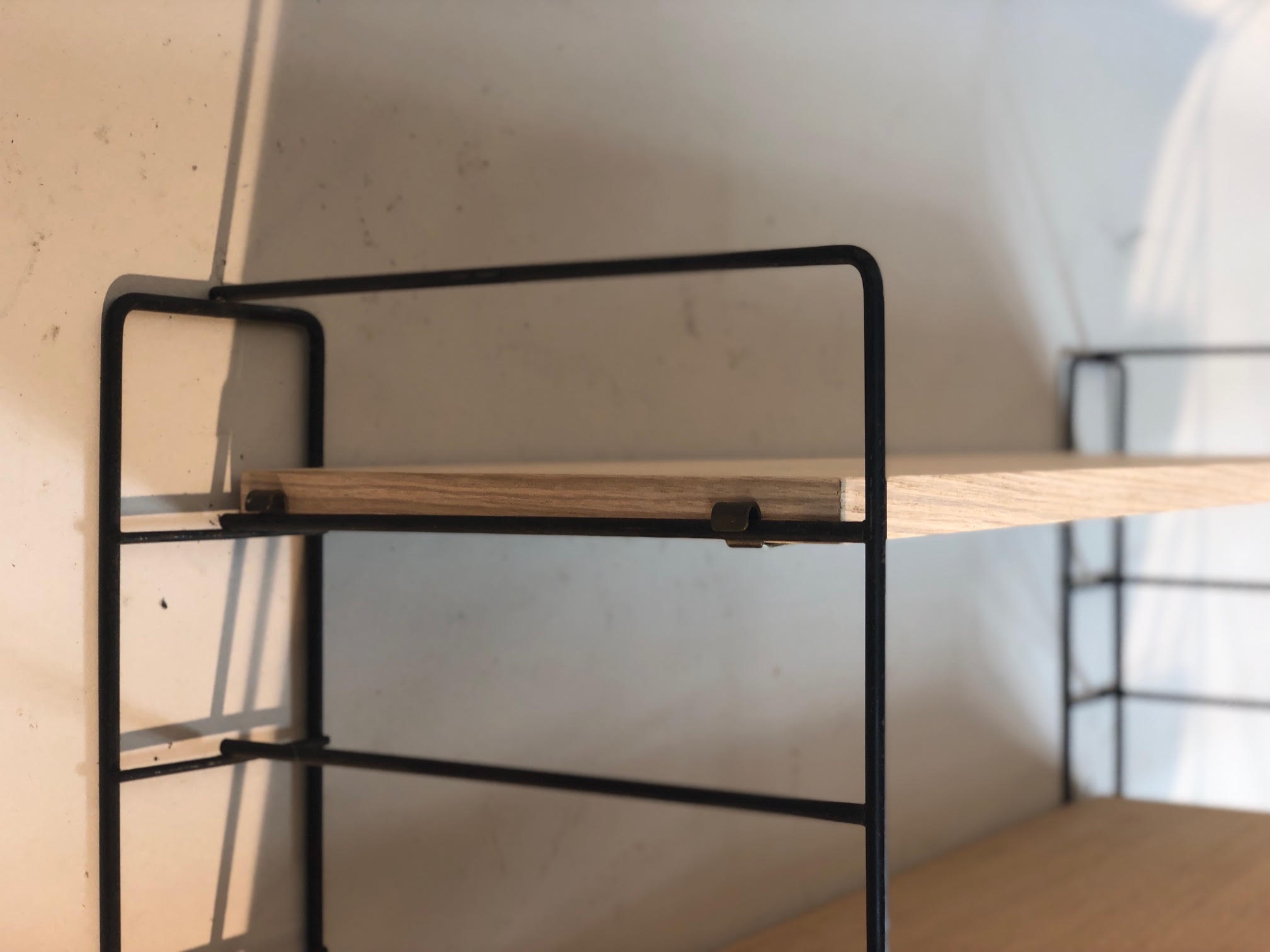 Vintage oak shelf 1960