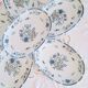 Antique oval Limoges plates