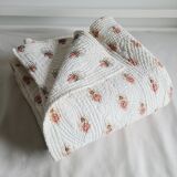 Large Provençal boutis from the 19th century, 195 x 190 cm.