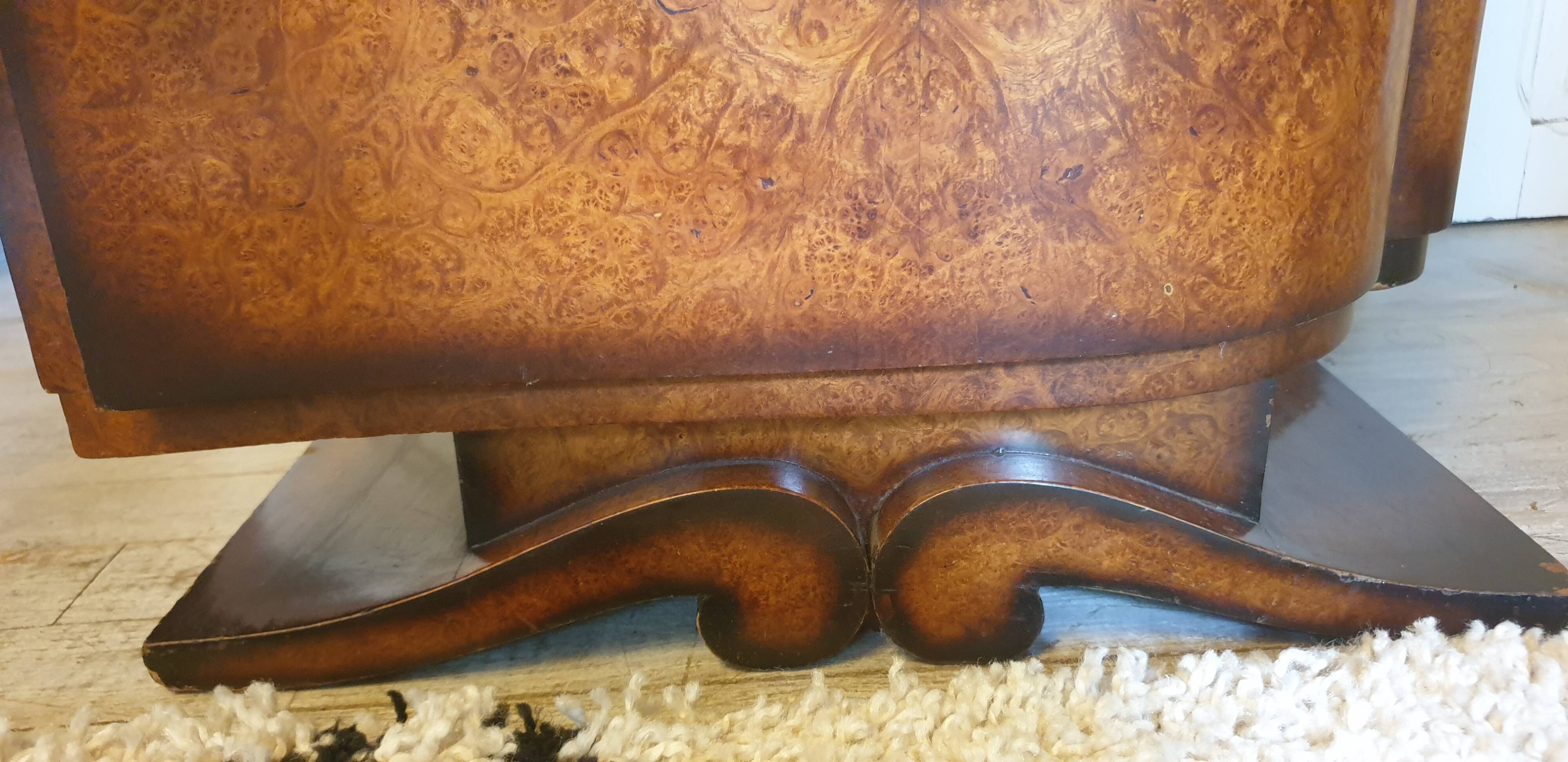 Art deco bedside table