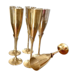 Set of 6 champagne flutes