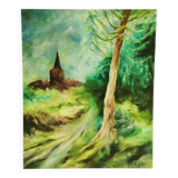 Tableau , huile signée jacques barbot ( hem )