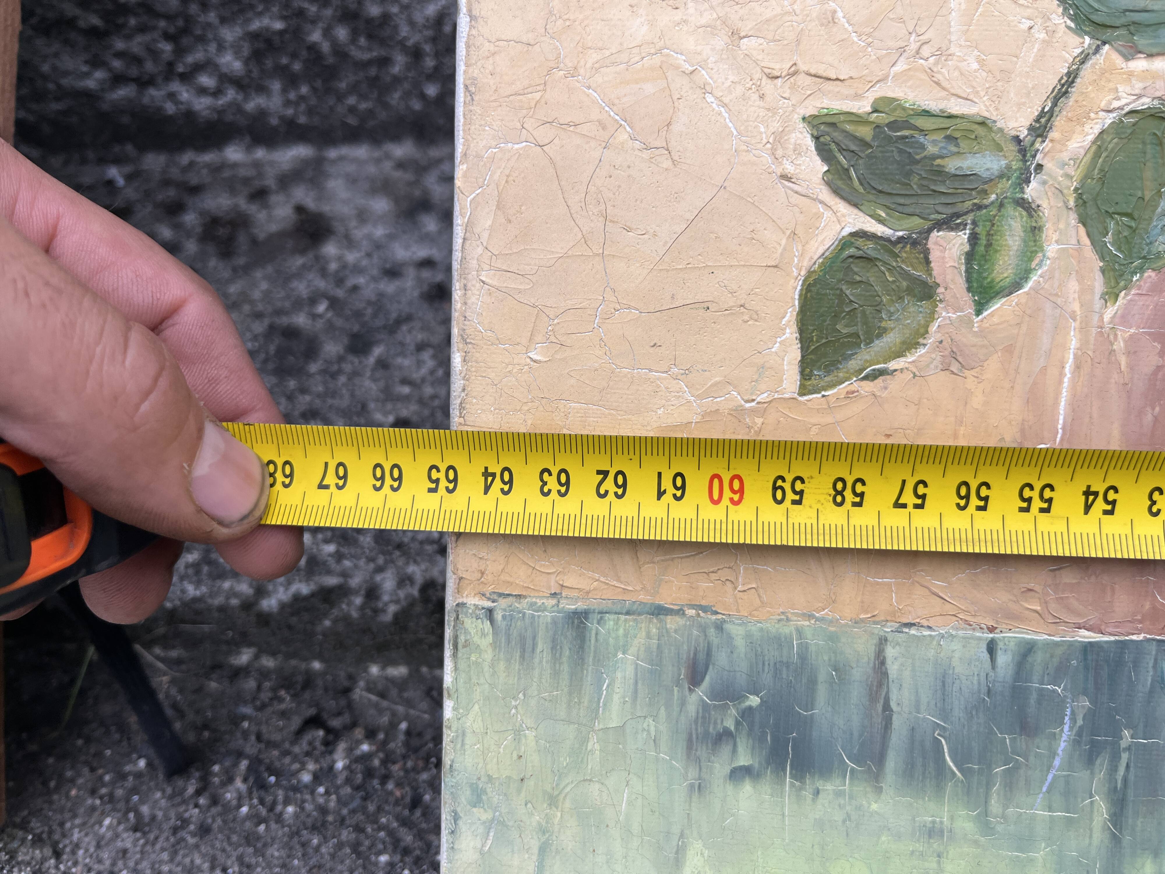 Magnifique Tableau fleurs dans un vase – huile sur toile