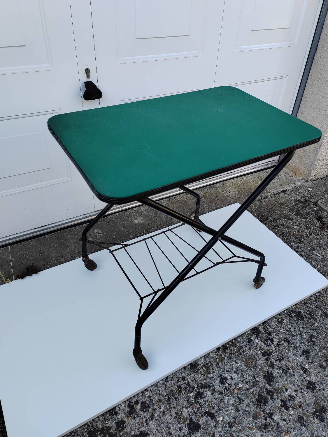 Vintage serving trolley