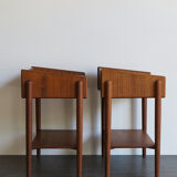 Børge Mogensen Scandinavian teak bedside tables 1950s