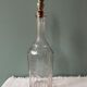 Old decanter nineteenth "Fine-Champagne" in blown glass