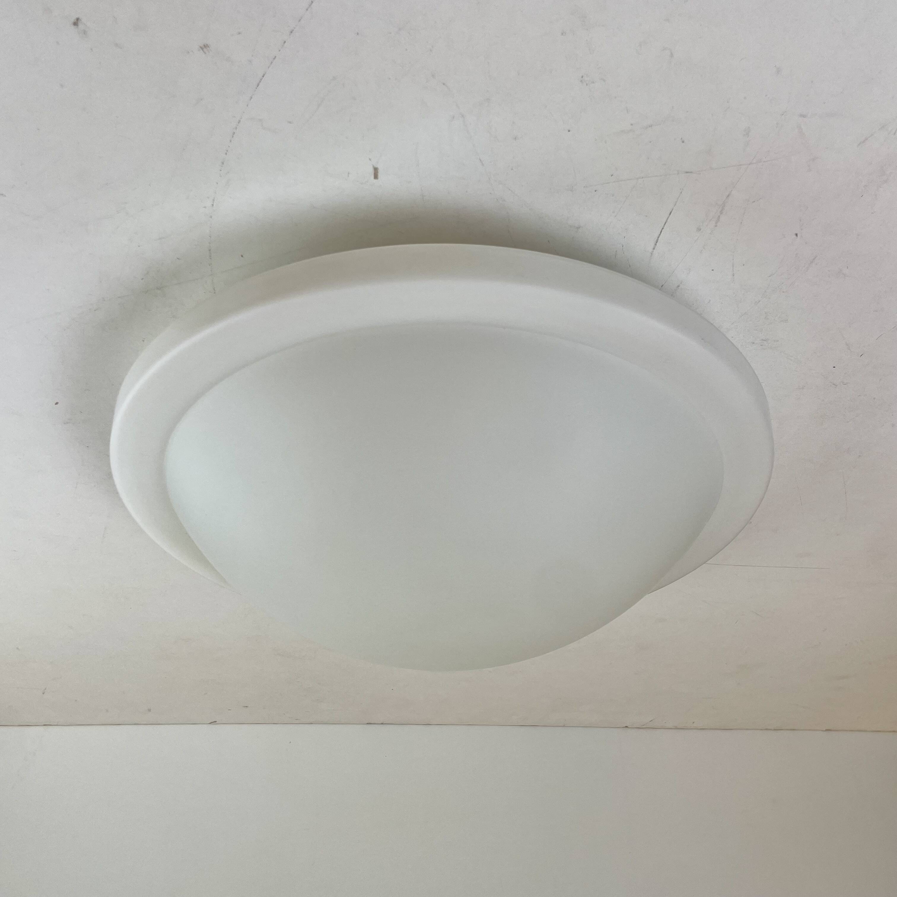 Opaline Ceiling Lamp by Peill+Putzler, Germany, 1980s
