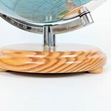 Columbus Duplex illuminated globe on a wooden base, 1980s