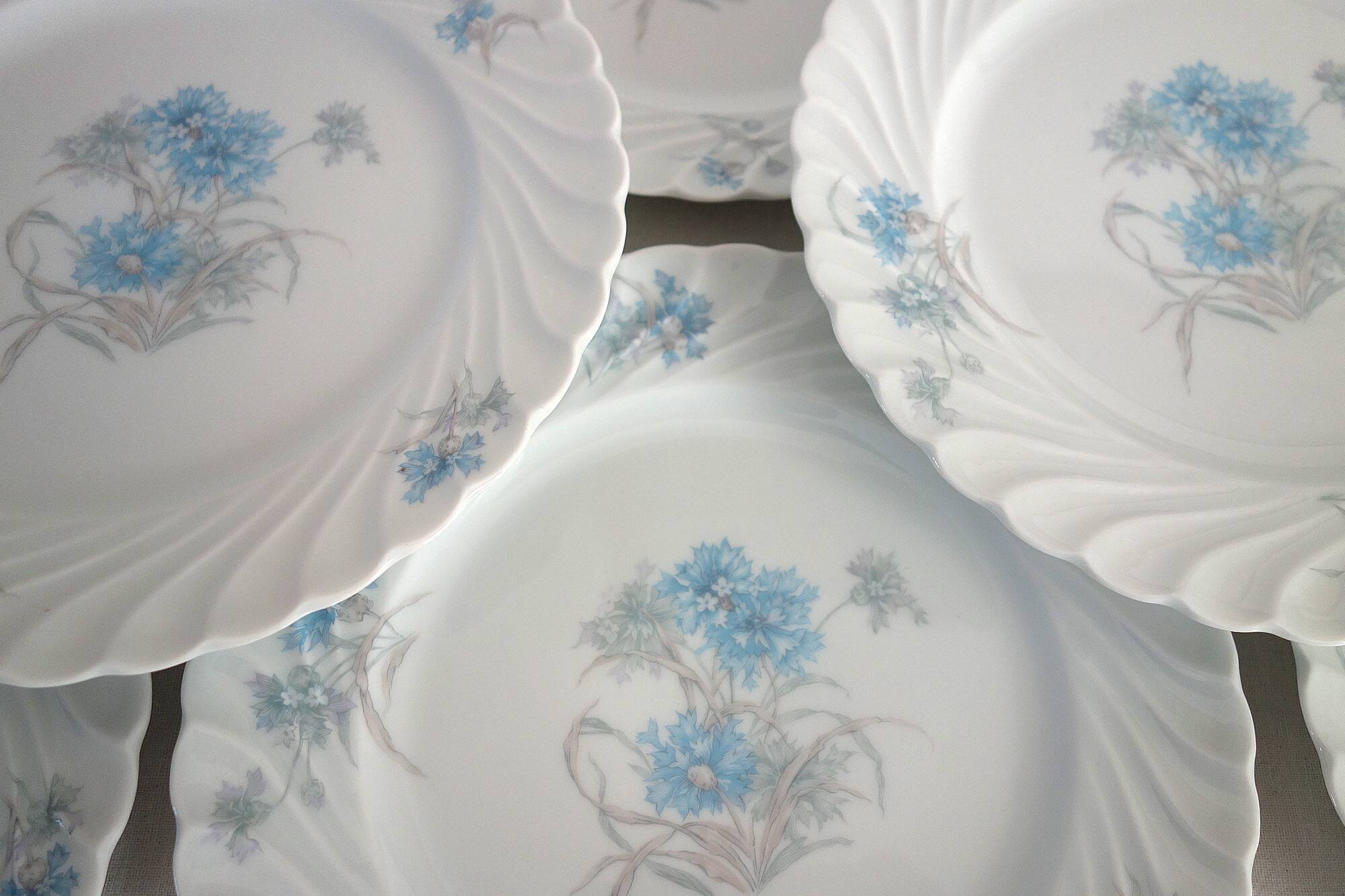 Dessert service for 12 "Bergère", Haviland Limoges