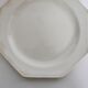 Creil and Montereau plates, 19th century, Perle model, ivory / set of 4
