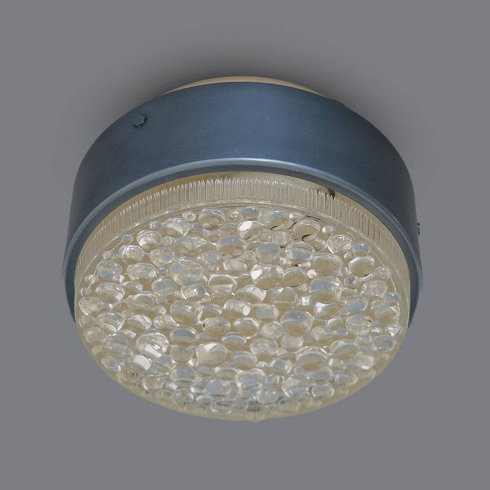 Ceiling light with glass diffuser by Stilnovo, 1960s