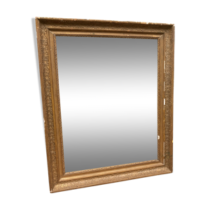 miroir ancien cadre bois