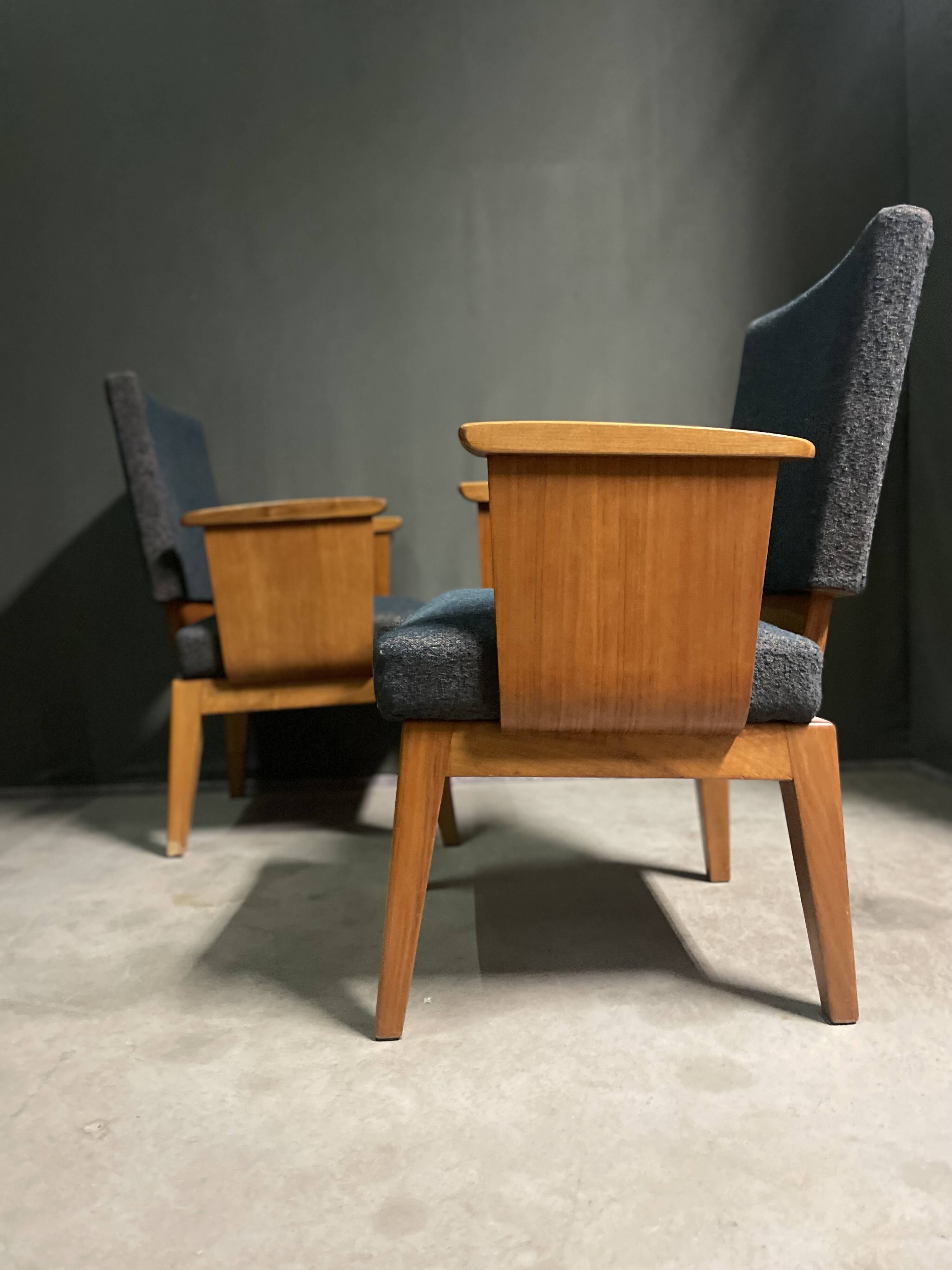 Extremely rare André Sornay style armchair, 1950s.