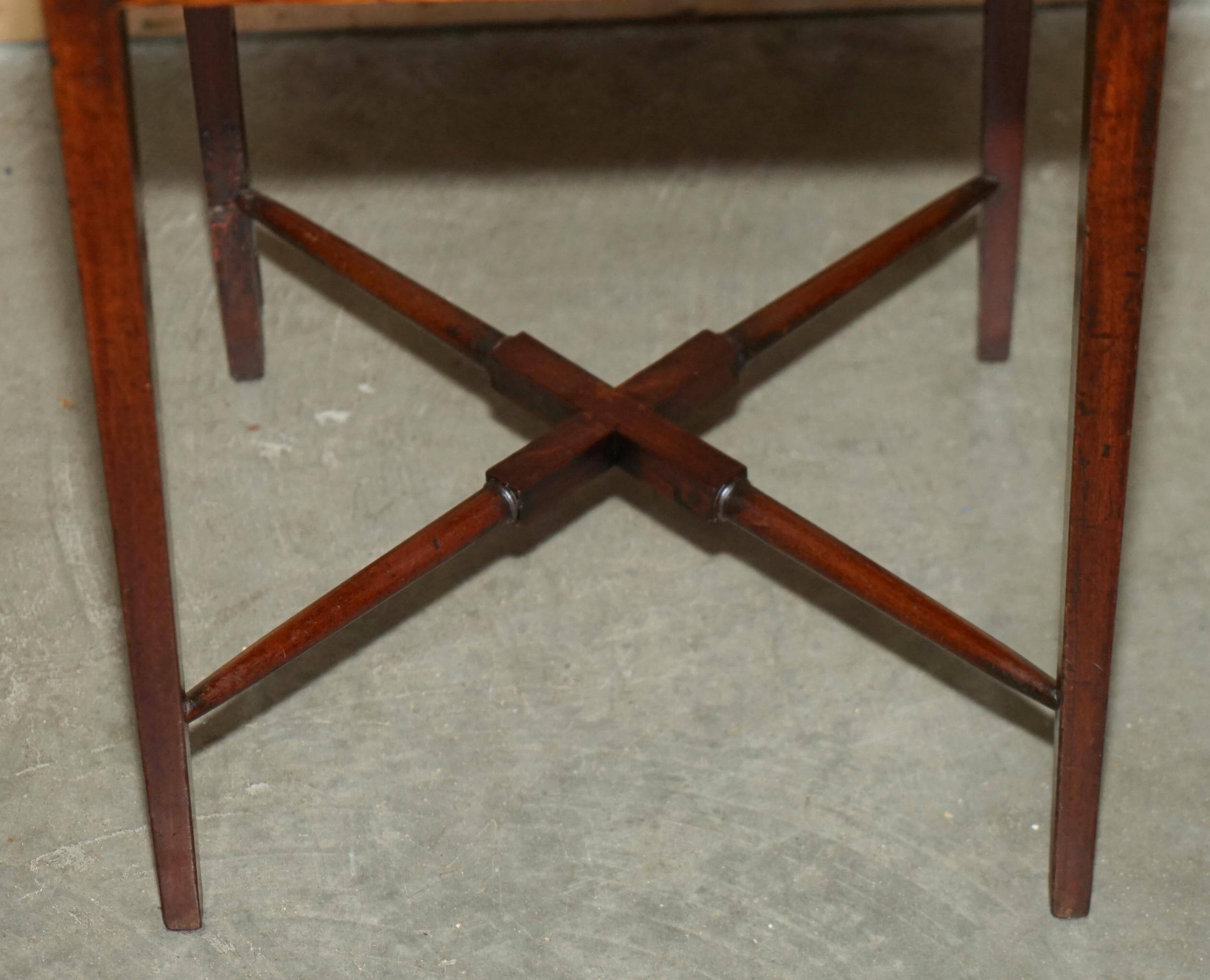 Georgian hardwood washstand with J & MP Bell ceramic bowl.