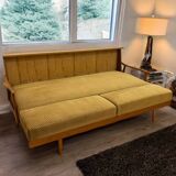 Karel Vyčital Sofa Bed, Vintage Czech 1960s