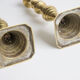Pair of brass candlesticks