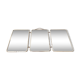 Triple barber mirror 57x27cm