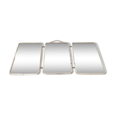 Triple barber mirror 57x27cm