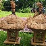 Pair of hut lamps