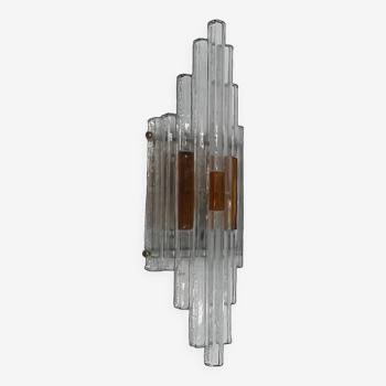 Applique Poliarte vintage des années 70 par Albano Poli's - Luminaires en verre artisanal