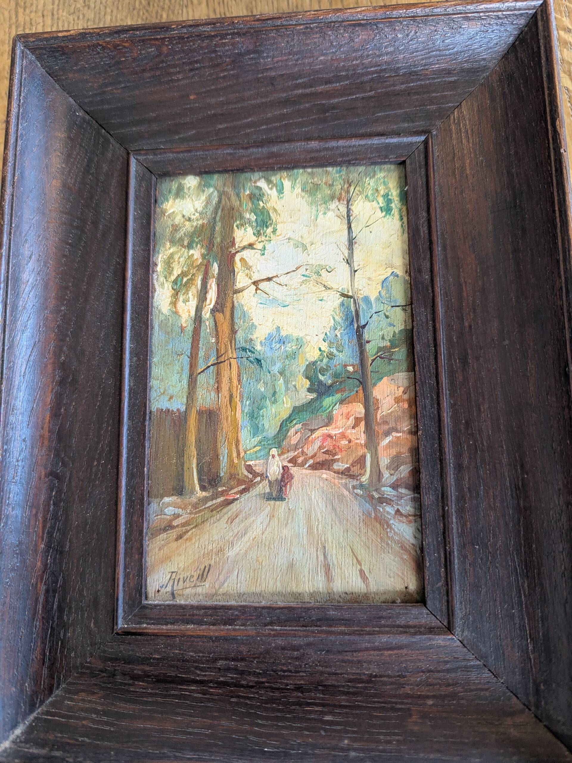 Oil on panel in the Orientalist style by Aiveill Orientalism.