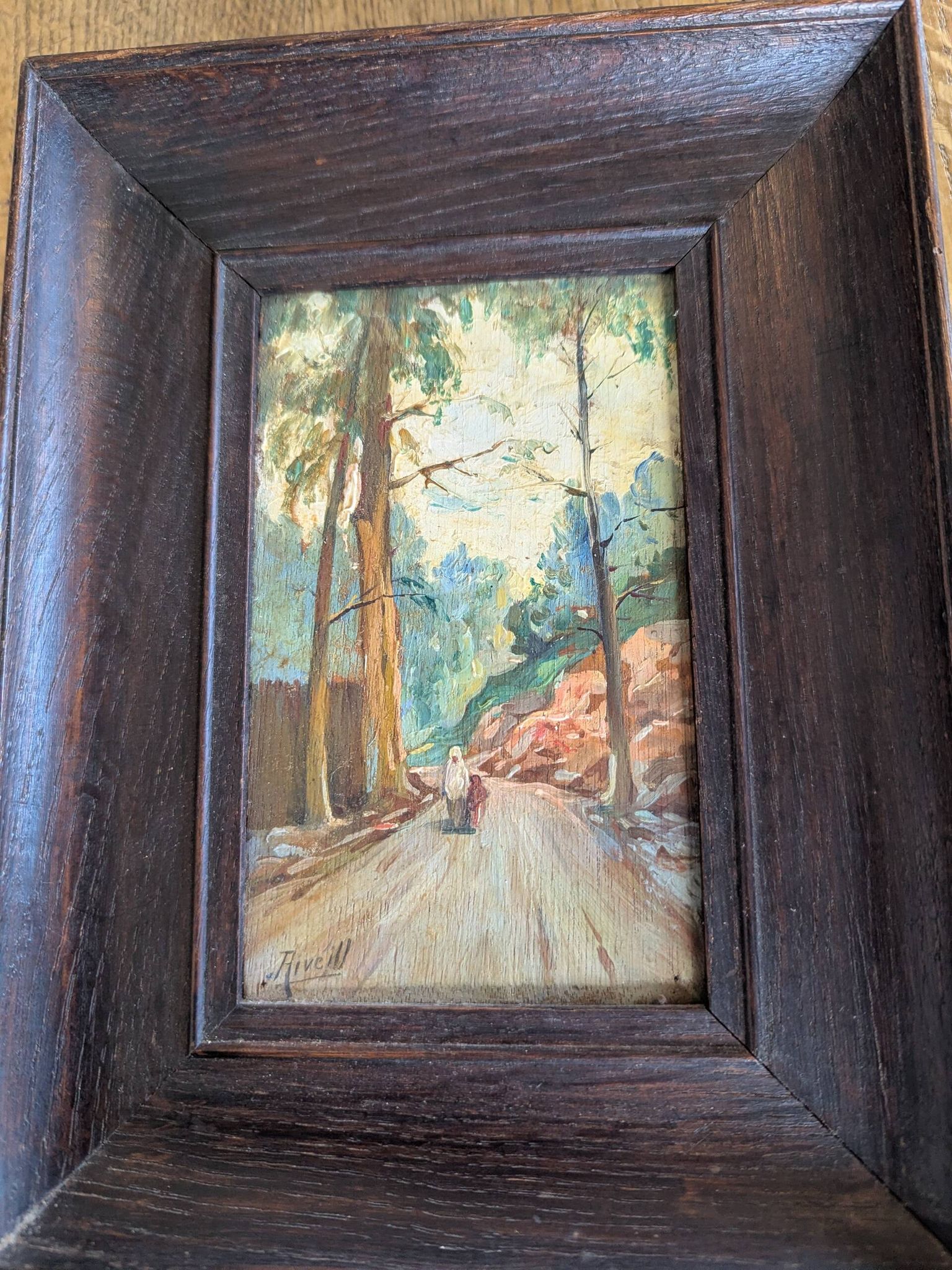 Oil on panel in the Orientalist style by Aiveill Orientalism.