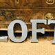 Zinc letters l o f t