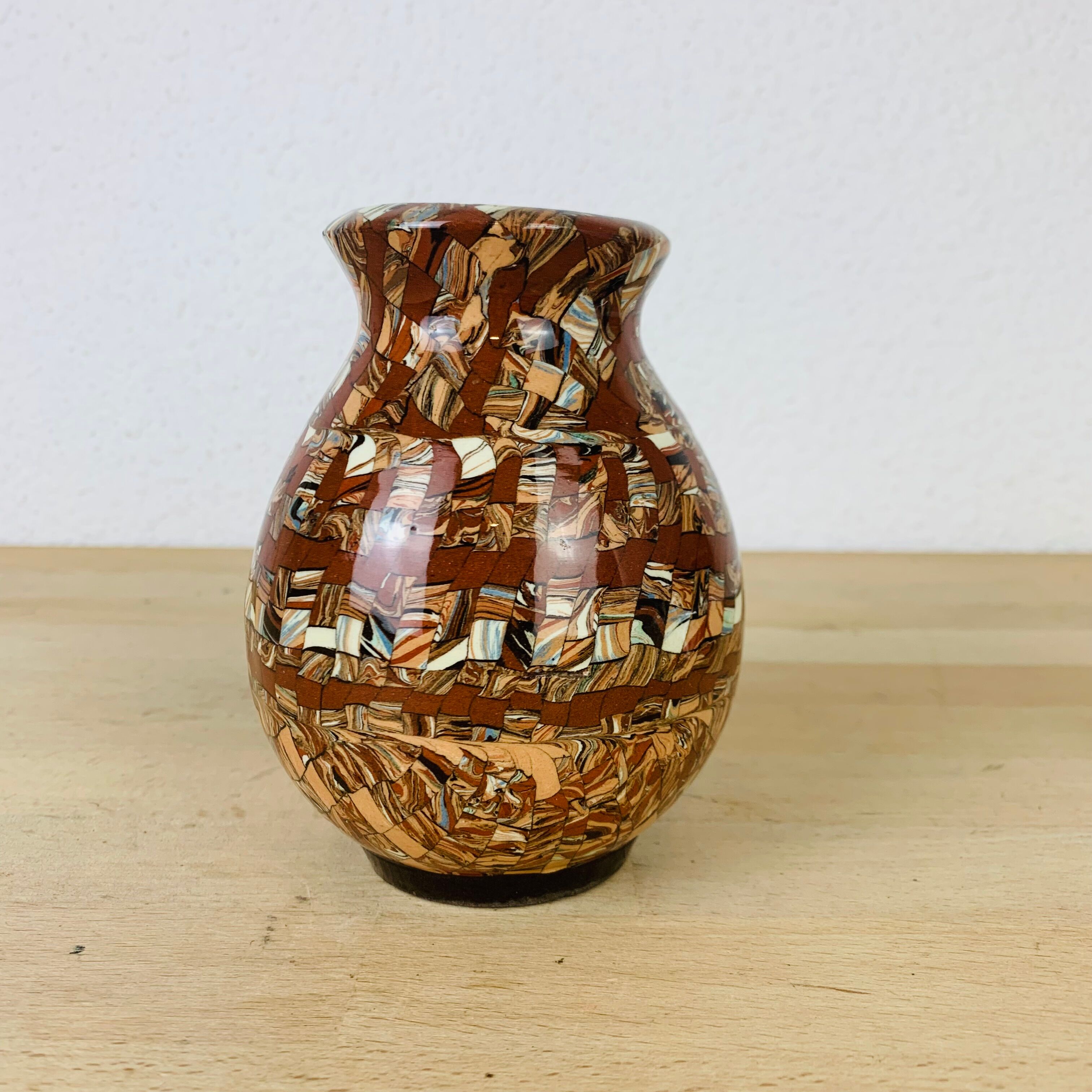 Vase Gerbino Vallauris mixed earth