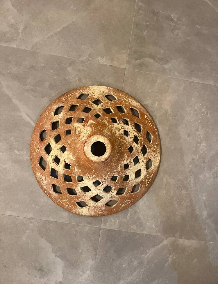 Terracotta light fixture