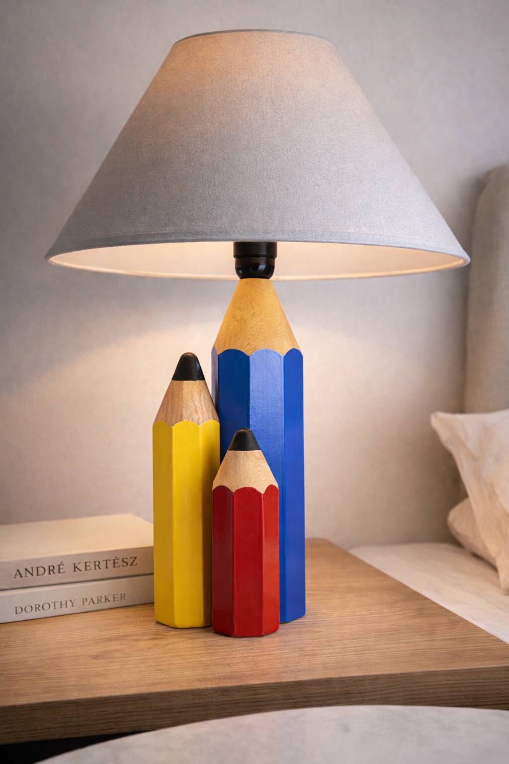Post-modern lamp "Crayons de couleur" by Pierre Sala France 1980