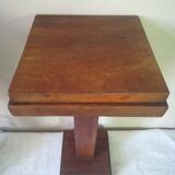 Art deco teak saddle