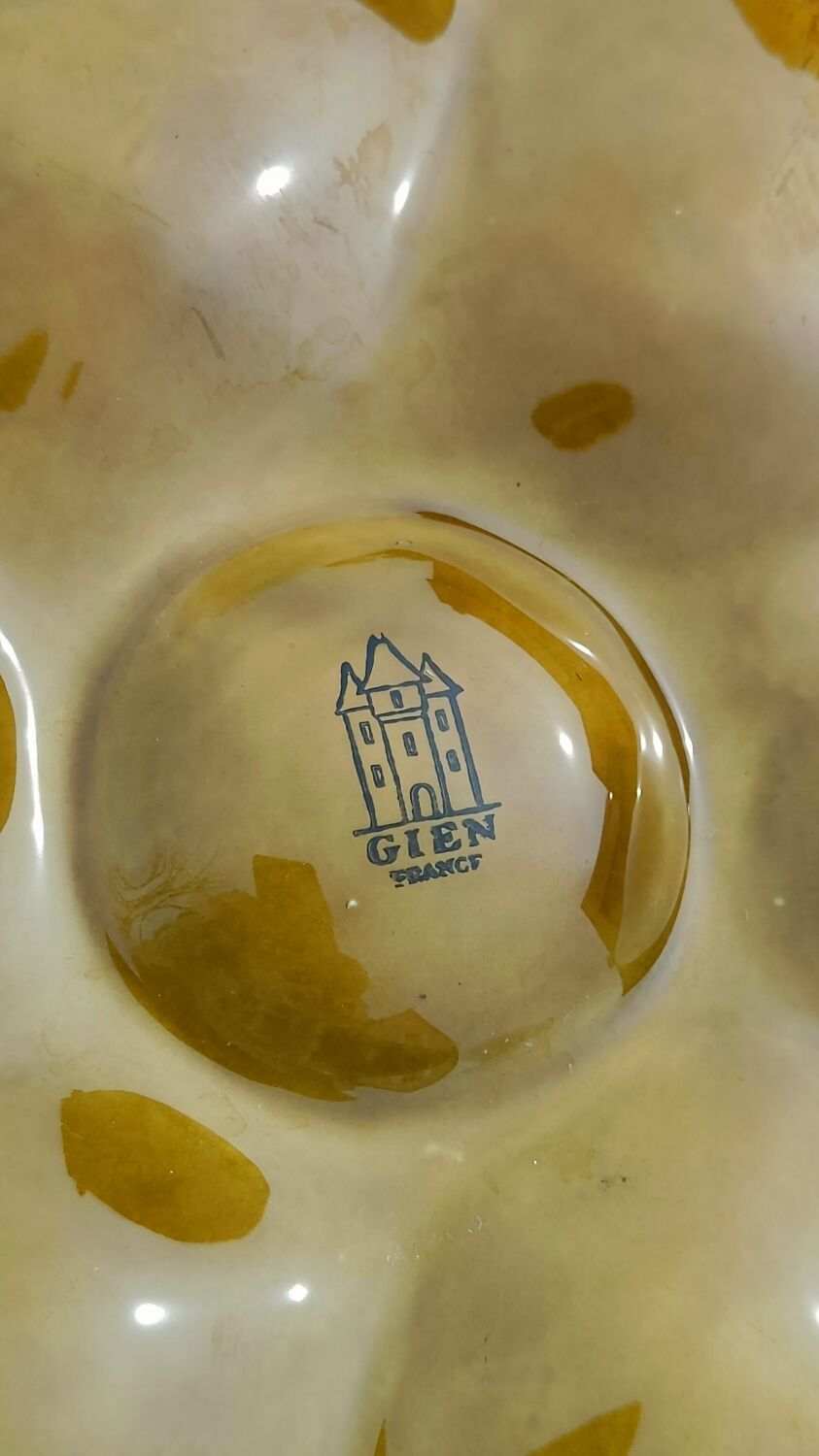 Vintage oyster service Gien – ceramic