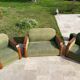 Art Deco sofa and armchairs