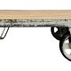 Table basse industrielle grise, années 1960