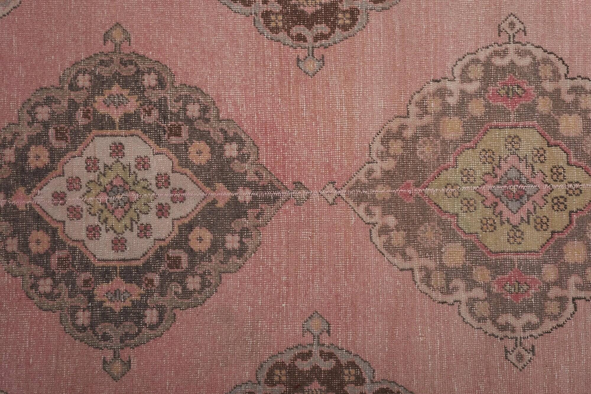 Vintage Turkish hallway rug 86x760 cm