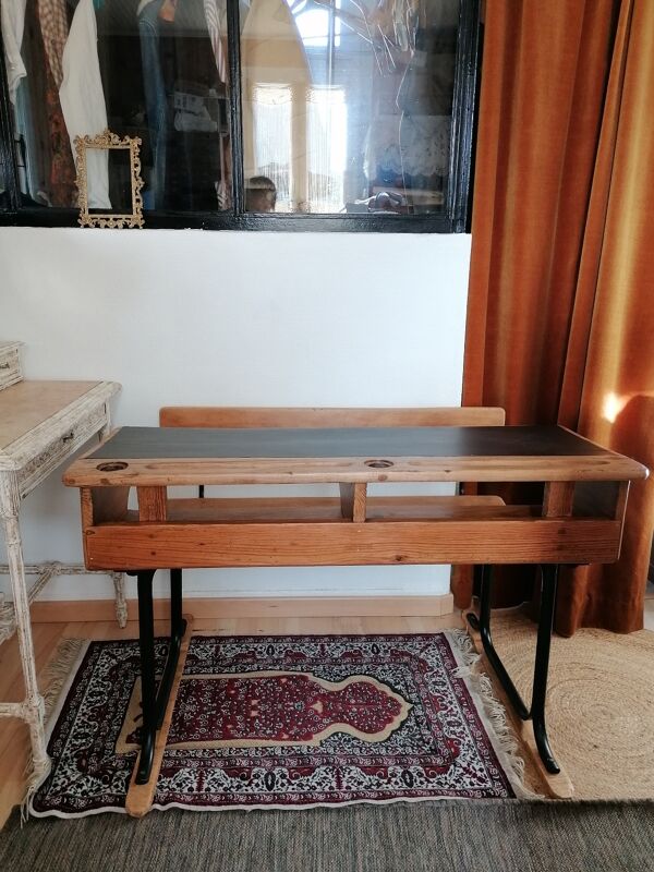 Bureau d'écolier double