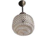 Suspension en verre du milieu du siècle années 1960