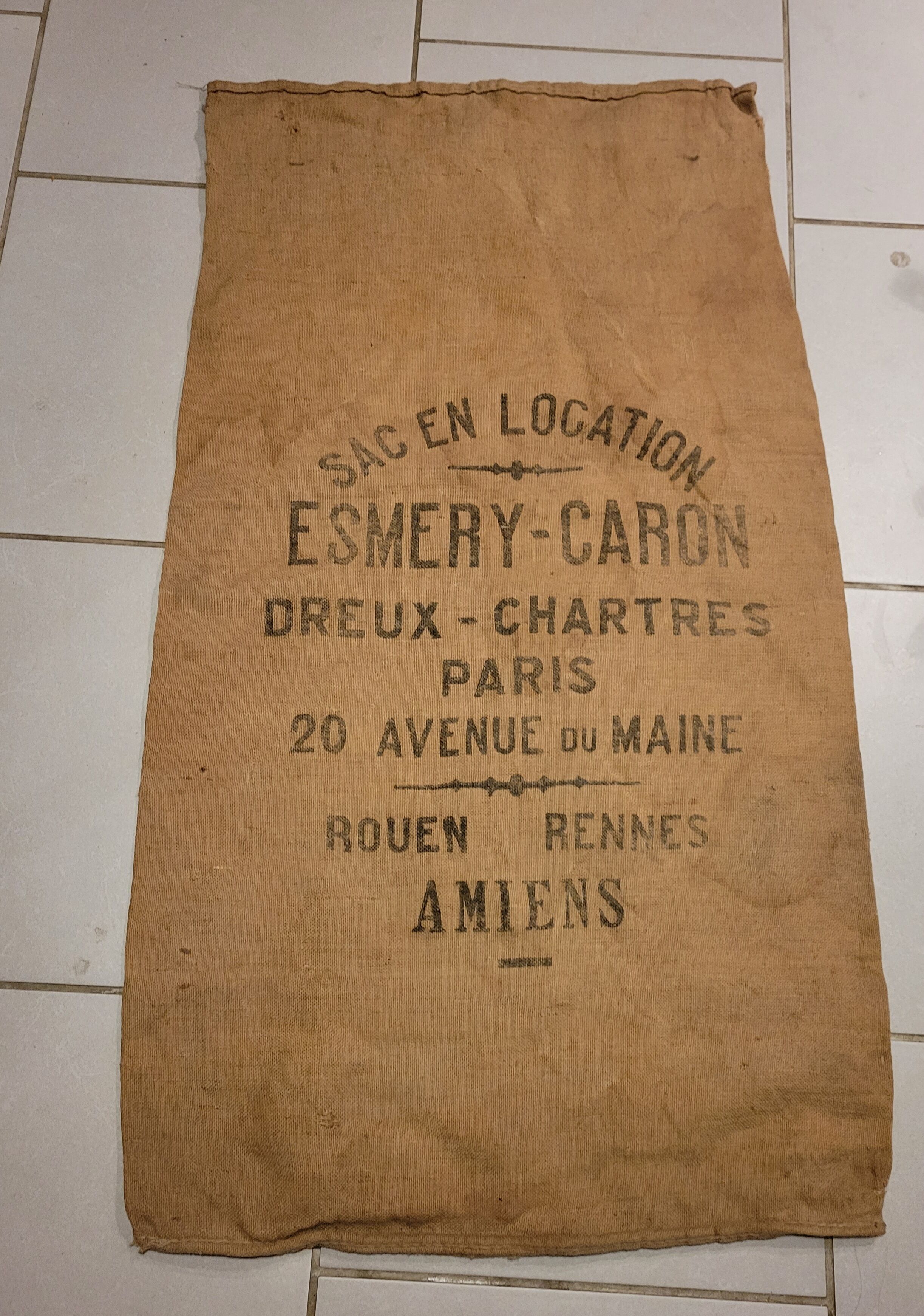 Sac en toile de jute Coopérative agricole de la Mayenne
