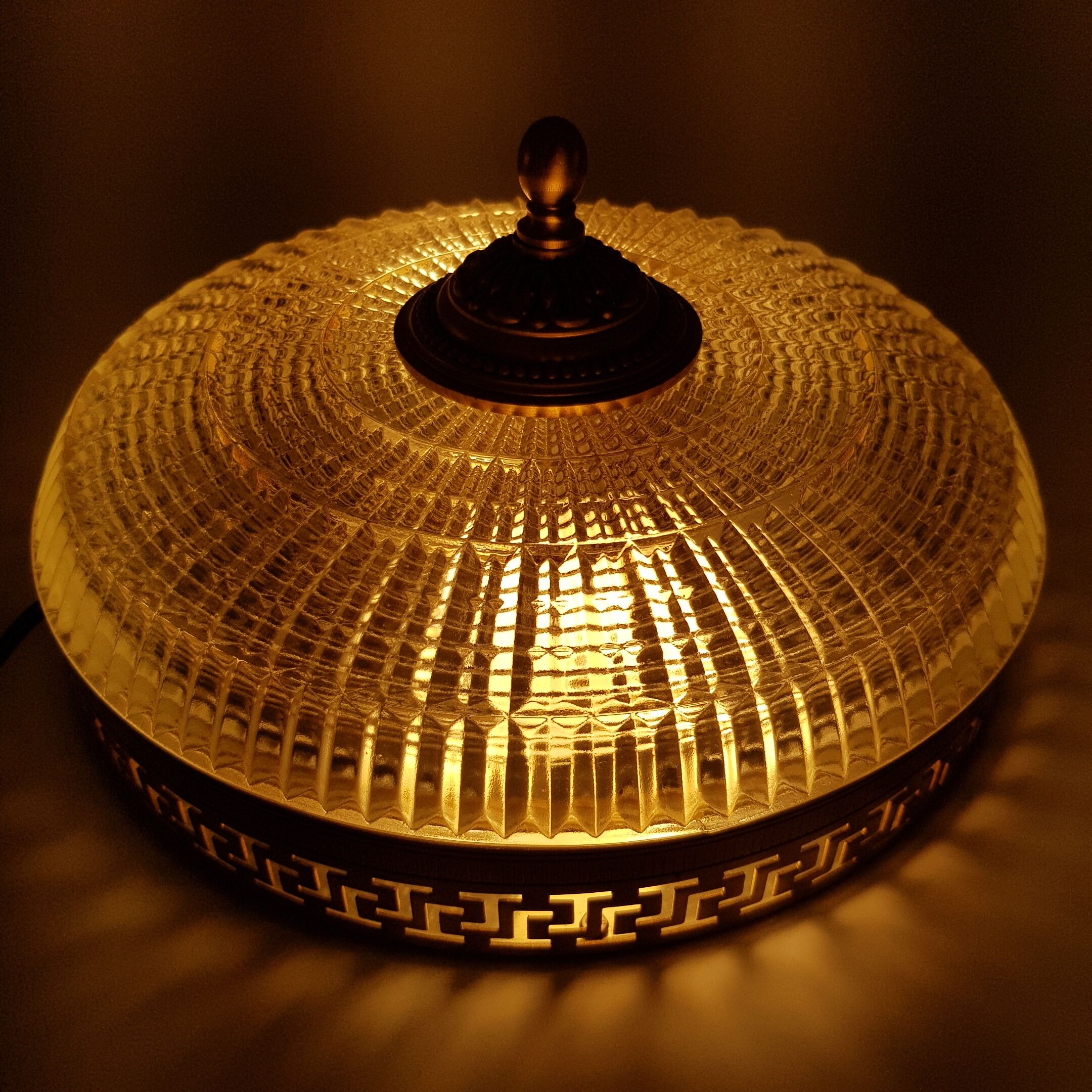 Lucien Gau's old gold crystal ceiling