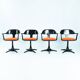 Chaises de salle à manger Konrad Schaefer de style futuriste pour Emu, années 1960