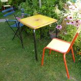 Industrial design table metal Tolix