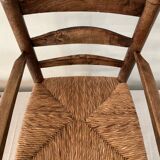Vintage straw children's chair