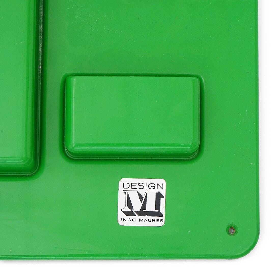 Wall organiser Utensilo green by Dorothee Becker-Maurer for Design M, 1970s