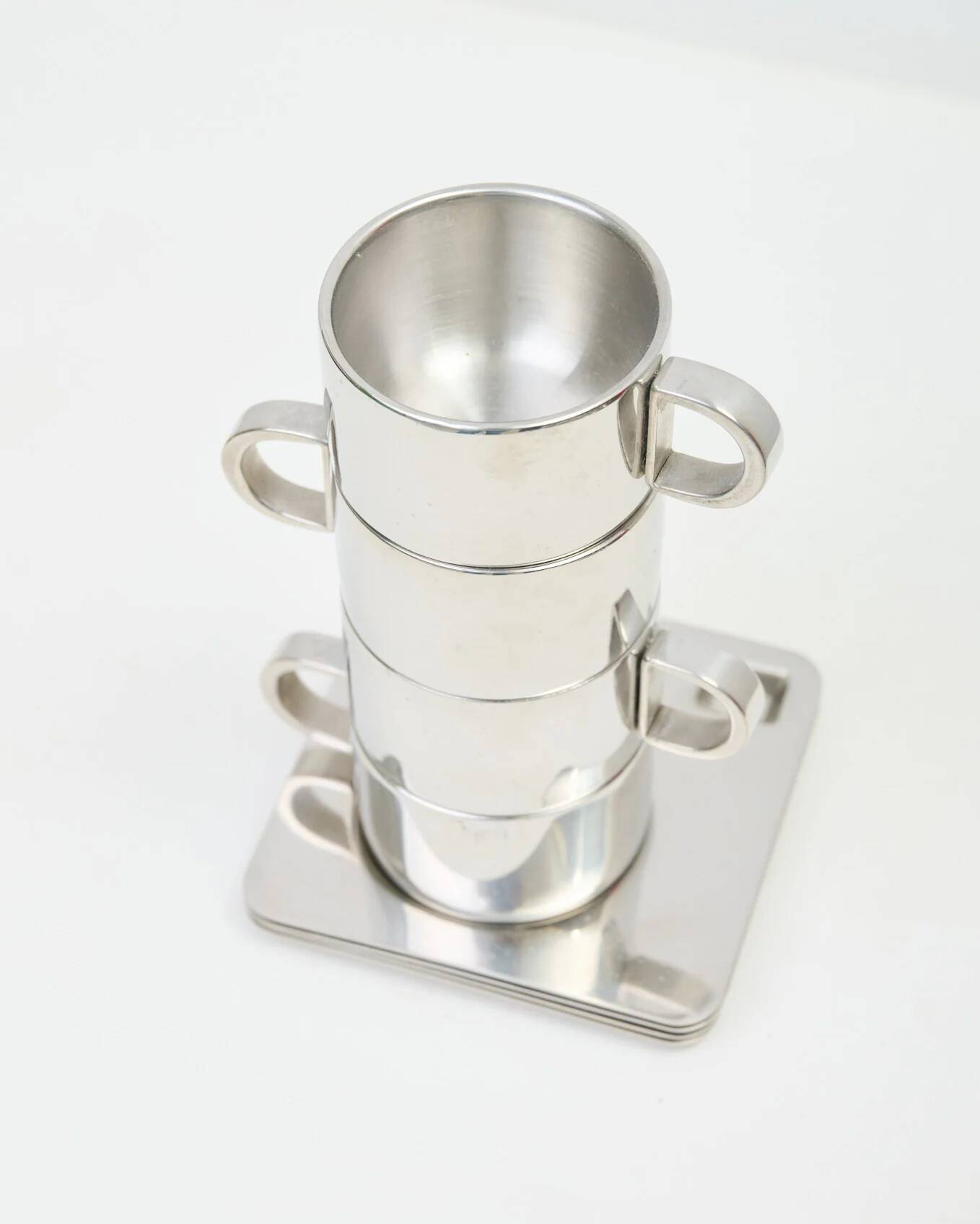 4 tasses à café et sous-tasses, style Guido Bergna, années 1960