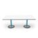 Kroma rectangular table by Antonia Astori for Driade, 1970s
