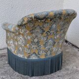 Toad armchair Flocked Velvet 1960